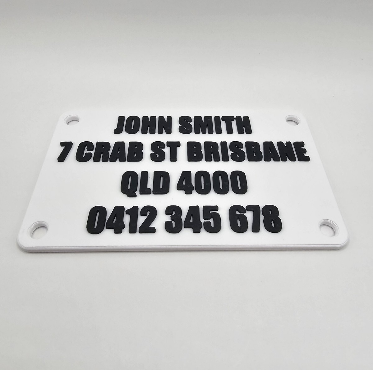 Custom Crab Pot ID Tags Plates x 4 set Made to Last! Discounts For Bulk!