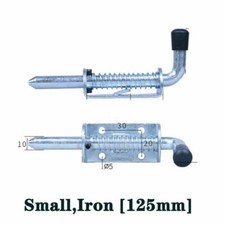 Spring Loaded Bolt Heavy Duty Gate Drop Door Latch 125mm 153mm  220mm Pin Lock