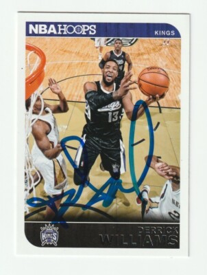 Derrick Williams Signed 2014-15 Panini NBA Hoops Card Auto Kings Autograph COA