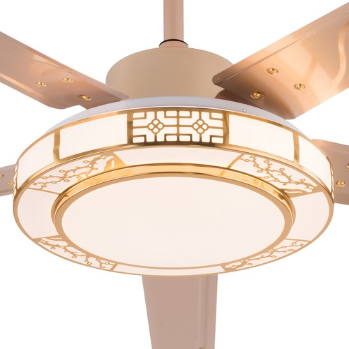 52in Ceiling Fan w/ Light and Remote Modern LED Smart Ceiling Lamp Adjustable - Picture 16 of 22