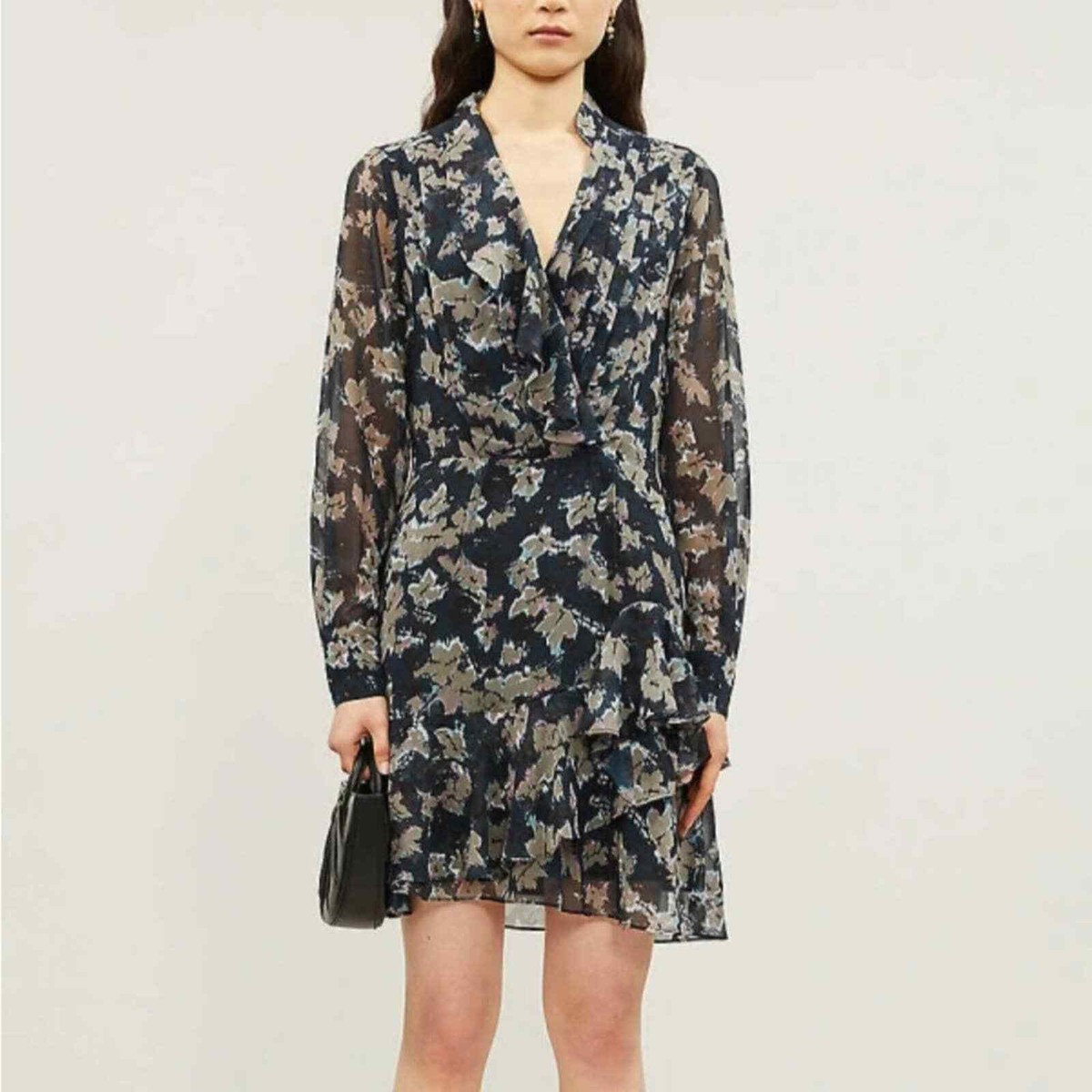 chocolate brown maxi dress long sleeve Lace Waist Size:53- 63 cm defining a bodycon maxi plus size floral DAZY Casual Vacation Style