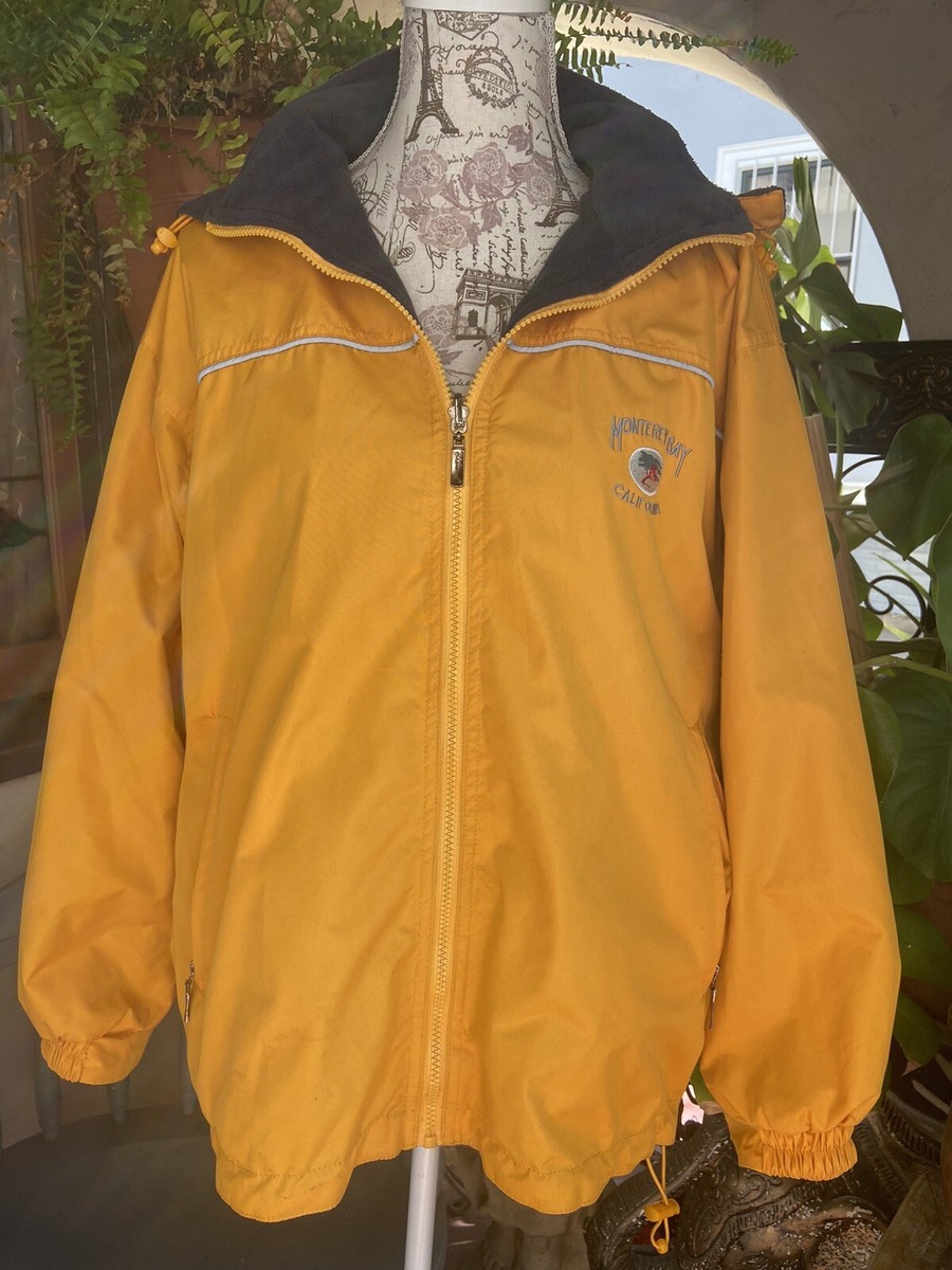 XL/L HOODED REVERSIBLE JACKET MONTEREY BAY EMBROIDERED