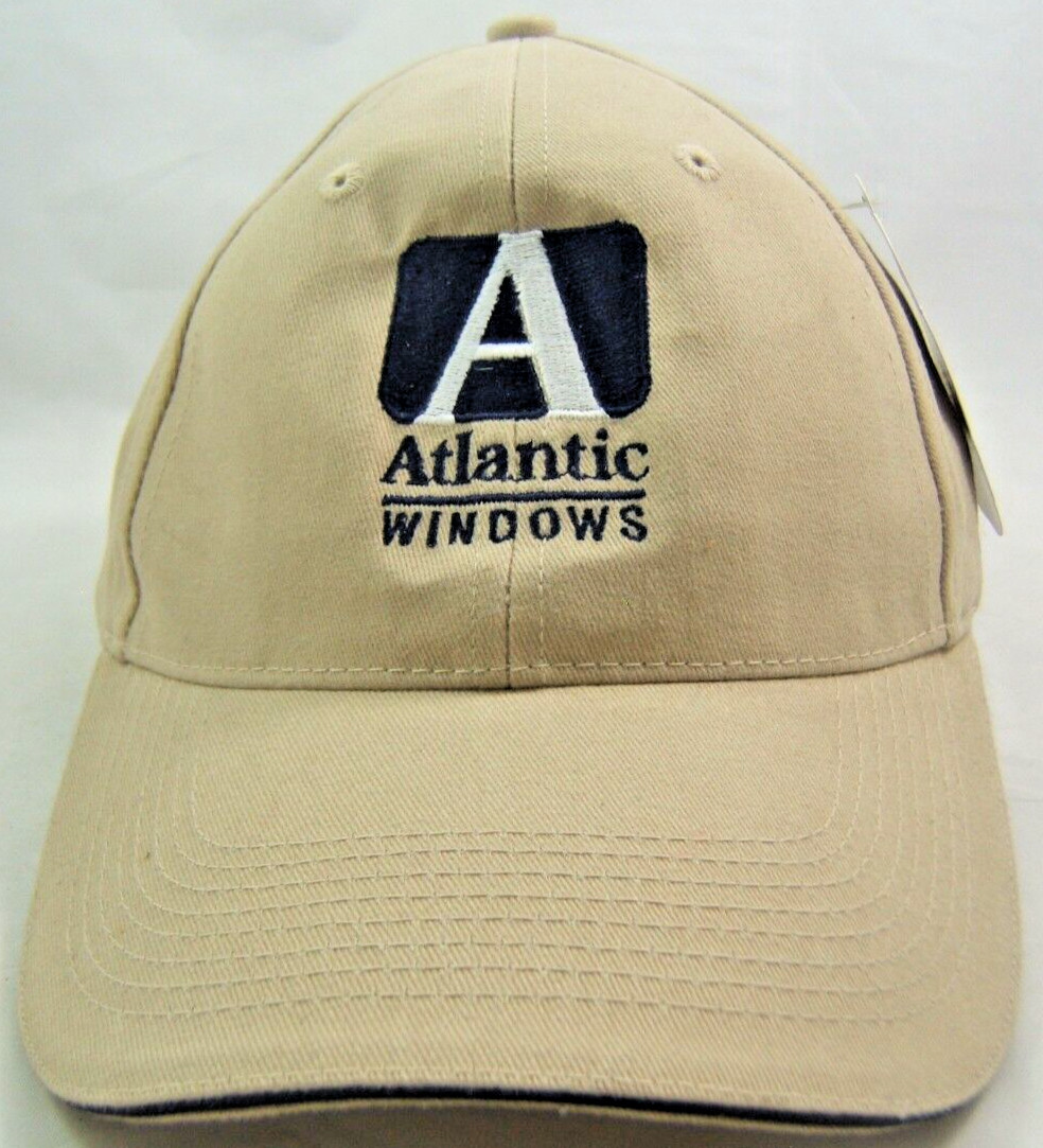 Atlantic Windows Hat Beige Strapback Baseball Cap… - image 2