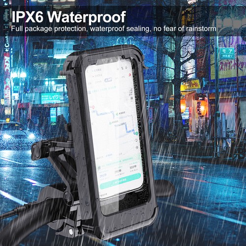 Support Téléphone Portable Guidon Moto Étanche pour iPhone Samsung - Photo 5 sur 16