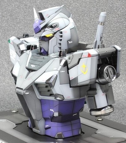 GUNDAM RX-78F00 RX-78-2 Bust 1:48 Model Kit LED Custom G-3 Color All Painted - 第 4/9 張圖片