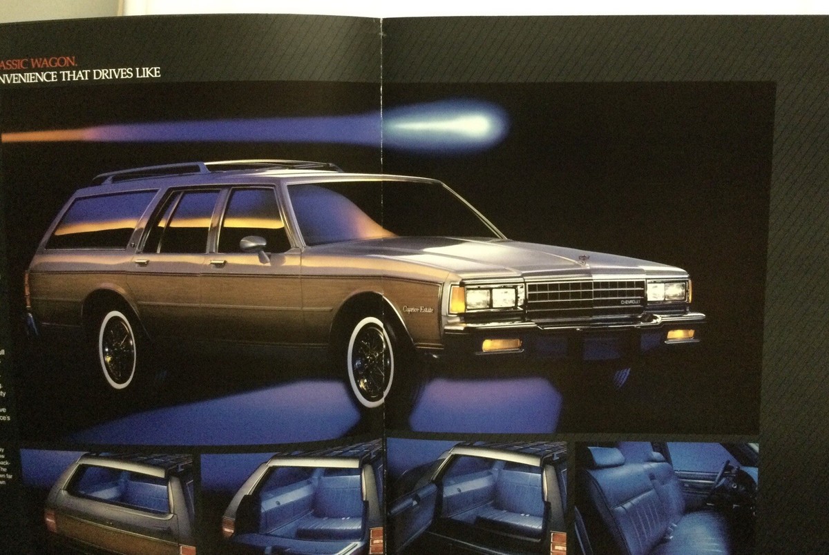 1985 Chevrolet Caprice Classic & Impala Dealership Sales Brochure
