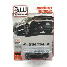 Auto World Premium Modern Muscle 2019 Chevy Camaro ZL1 Black New Free Shipping