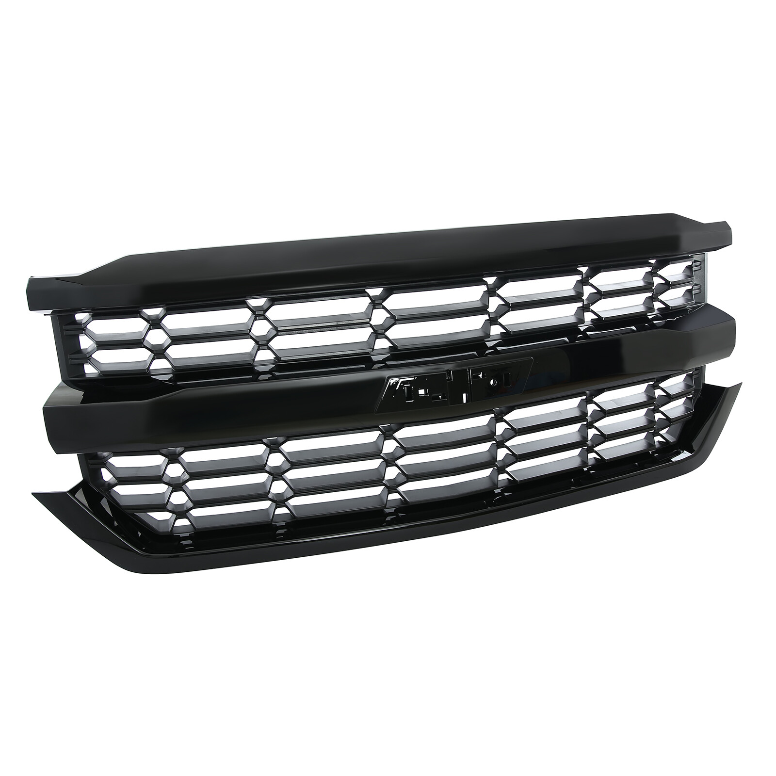 Premium Front Bumper Upper Grille for Chevrolet Silverado 1500 (2016-2018) main image 1