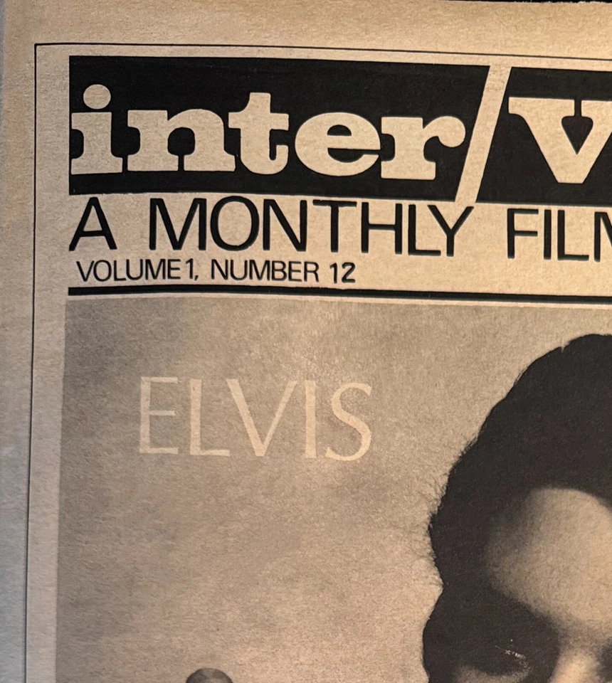 ANDY WARHOL'S INTERVIEW MAGAZINE - Vol 1, No12 - Elvis, Stones, Groupies 1970 EX - Image 3 of 4