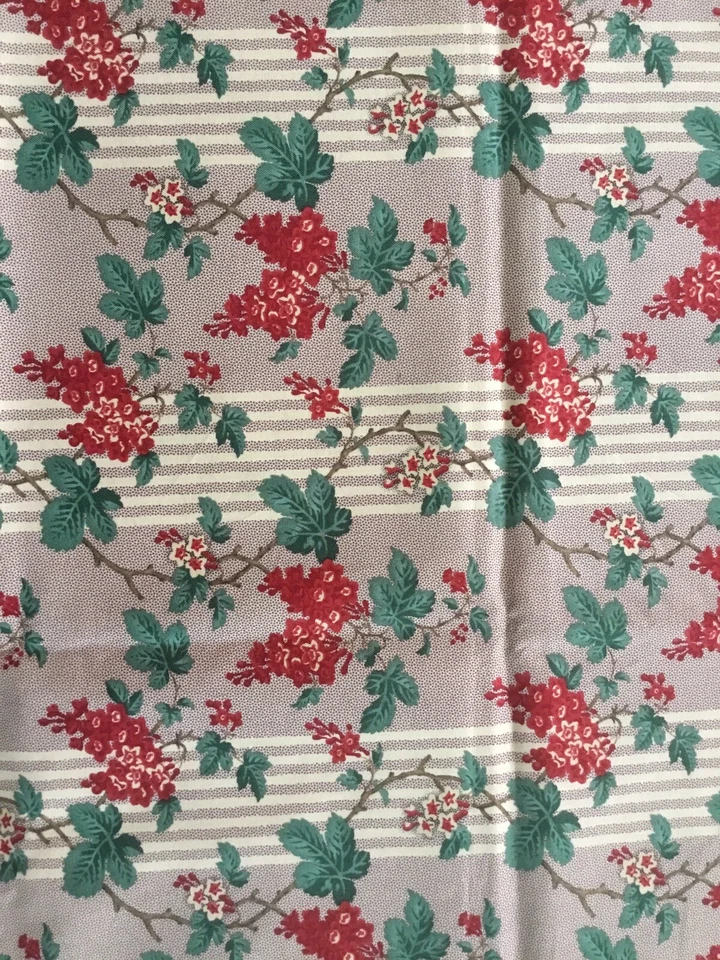 Conestoga Calico By Brackman & Thompson PRAIRIE ROSE 1830-1860 Quilt Fabric BTHY - Image 3 of 4