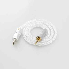 HIFI pure silver USB Type C to 3.5mm 2.5mm 4.4mm Jack AUX Cable DAC Headphone