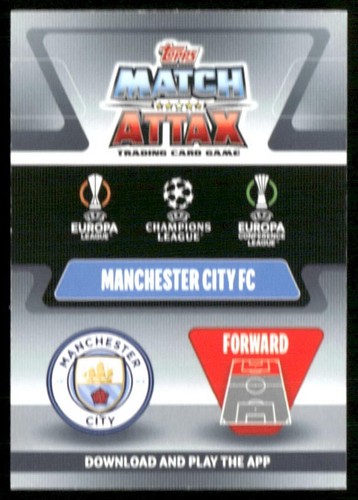 2021-22 Topps Match Attax UCL - Limited Edition FERRAN TORRES - Picture 2 of 2