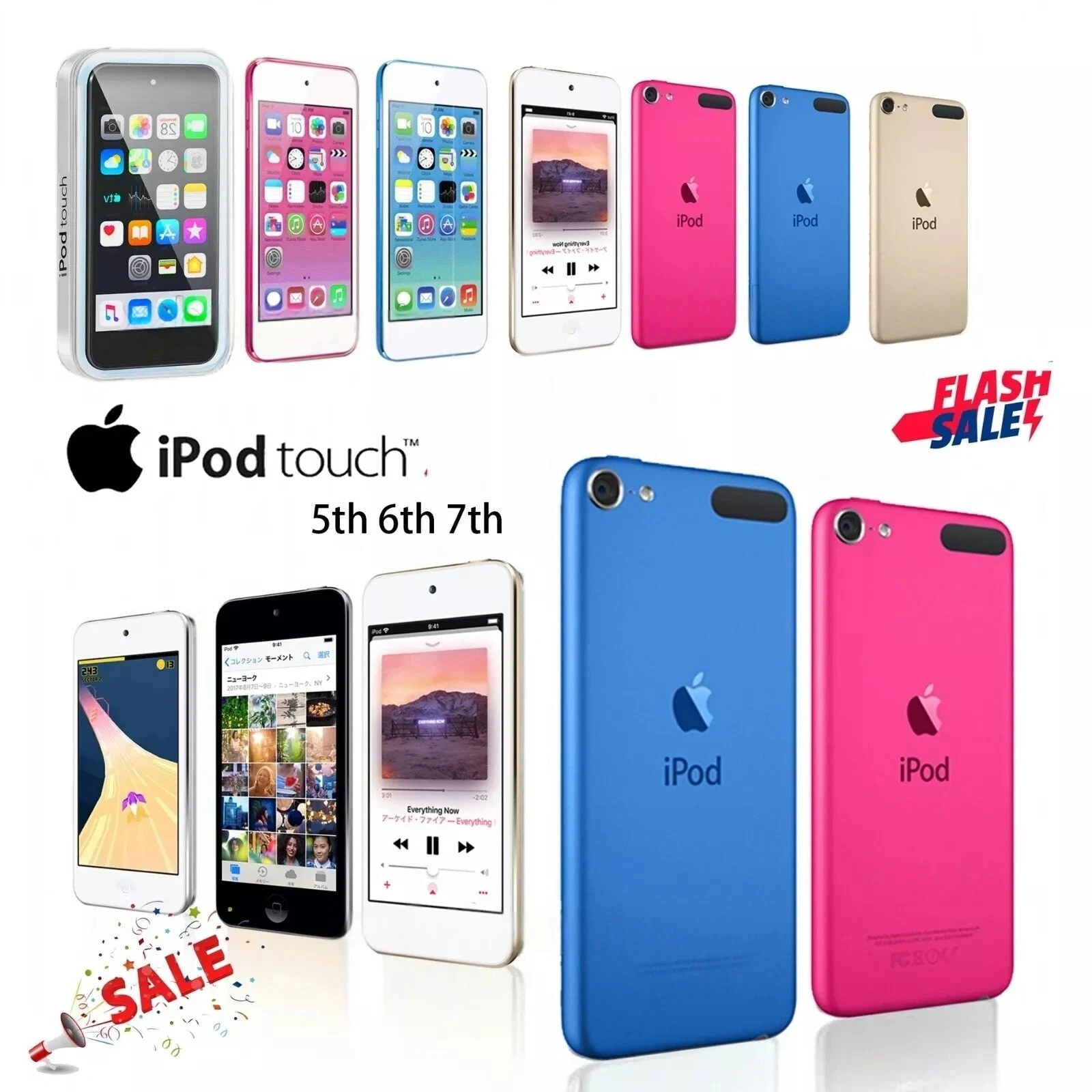 ✨ New Sealed Apple iPod Touch 7th Gen A2178 256GB Vintage Touchscreen MP3