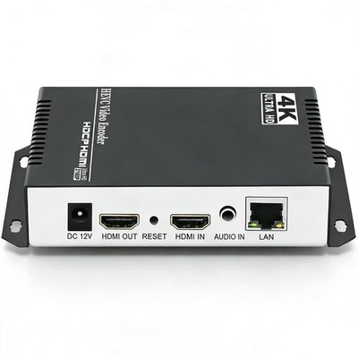HEVC H265 H264 AVC 4K 1080P HDMI to Ethernet IP Video Audio Encoder Hardware ...