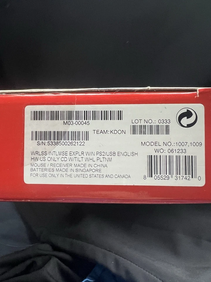 Microsoft Wireless IntelliMouse Explorer Tilt Wheel M03-00045 Mouse Sealed New - Image 4 of 4