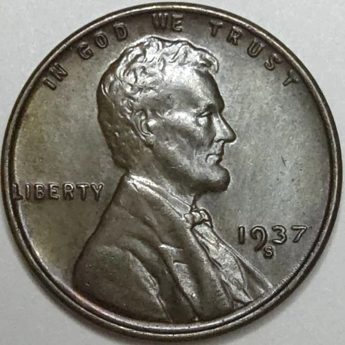 1937-S Lincoln Wheat Cent - XF (Lot#1)