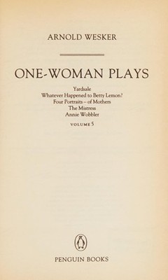 Wesker One Woman Plays Vol. 5: Yardsdale Whatever Taschenbuch Arno