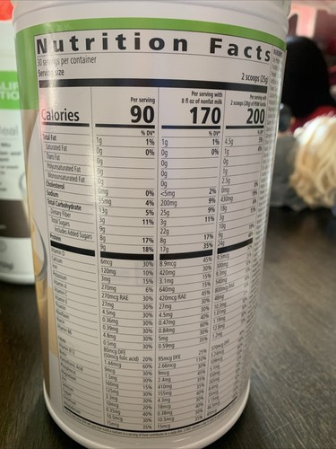 Shake Repas Herbalife French Vanilla - Poudre Nutritive 1500g, énergie & Bien-être