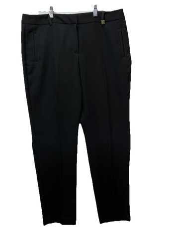 Anne Klein Women's Size 10P Black Petite Trousers Pants Straight Leg - Picture 7 of 12