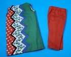 Vintage Barbie Doll Cut N Sew Dress & Pants Near Mint ~ 1960's