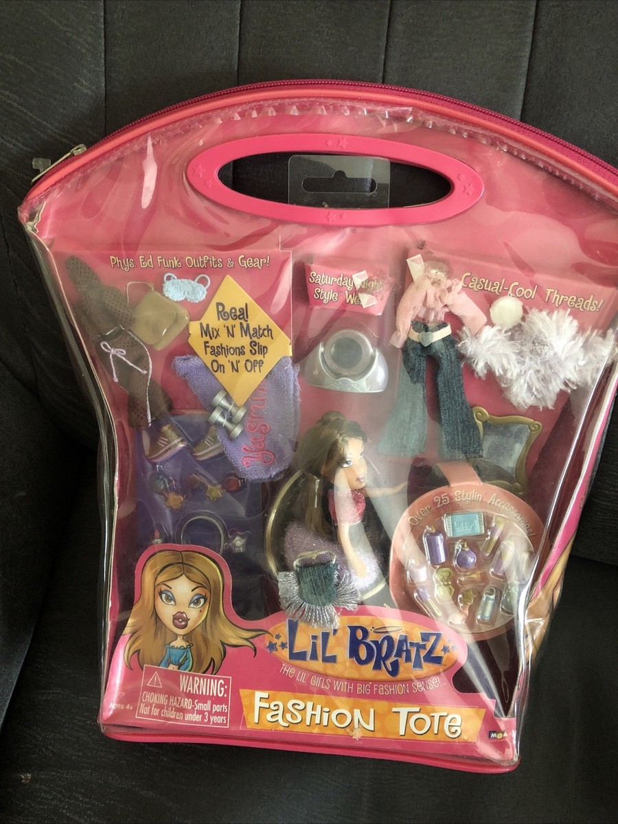 Lil' Bratz Fashion Tote Jasmin Outfits Accessories MGA 2003 New