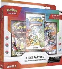 6 POKEMON FIRST PARTNER ILLUSTRATION COLLECTION SERIES 2 CASE - FACTORY SEALED