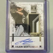 Colson Montgomery 2024 Panini Impeccable /99 Elégance Prosp Jersey Autographs