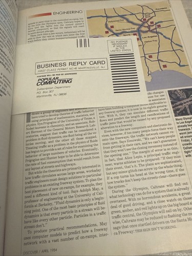 Discover April 1984 Magazine VTG - Picture 4 of 4