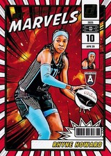 2025 Panini Donruss WNBA Net Marvels GOLD PRESS PROOF #2 Rhyne Howard, Atlanta