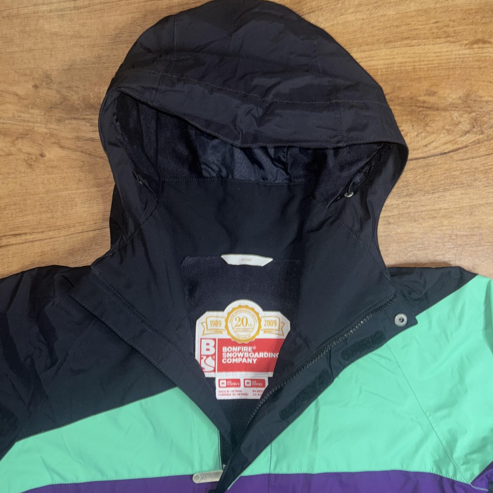 Bonfire Echo Jacket Womens Medium Multicolor Stri… - image 5