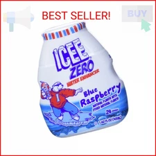 ICEE Zero Calorie Blue Raspberry Liquid Water Enhancer Drink Mix, Natural Flavor