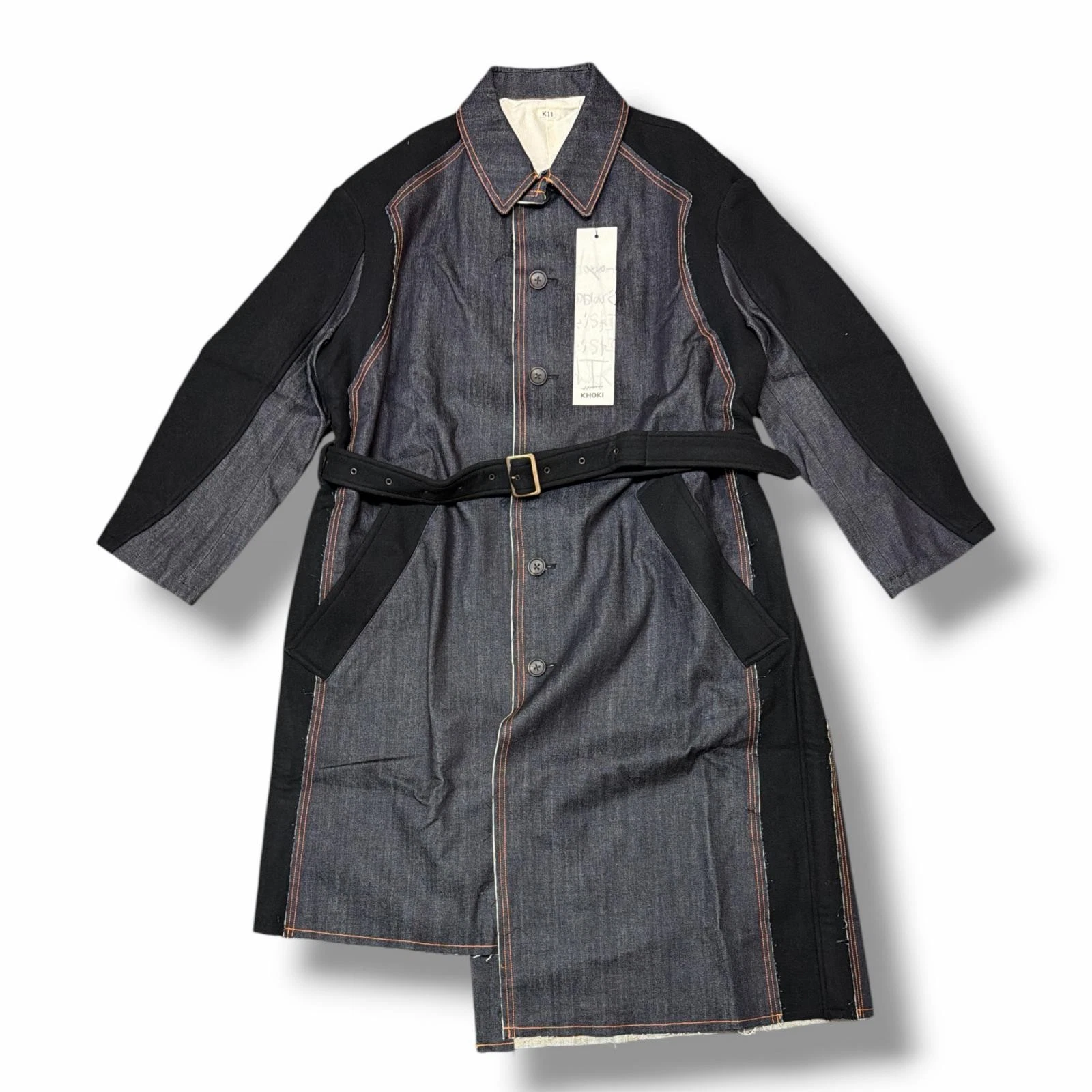 Unused KHOKI 24AW Fall Coat 03 Denim jacket 24fw-co-02 Indigo 2 （16150M）