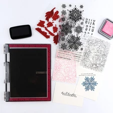 Precision Stamping Tool Stamping Platform For Red Rubber Cling Stamp Clear Stamp