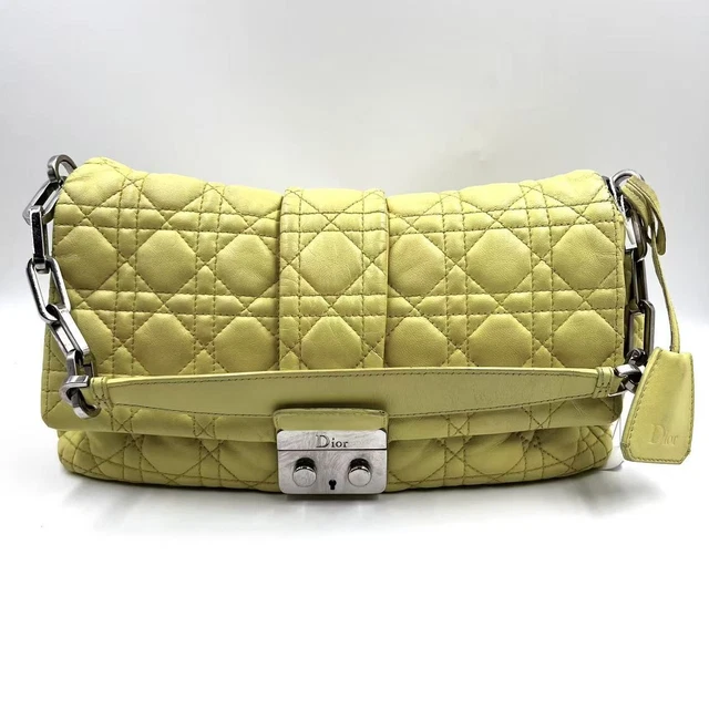 10.23 016 Christian Dior Cannage Lambskin Leather Miss Dior Medium Flap Bag