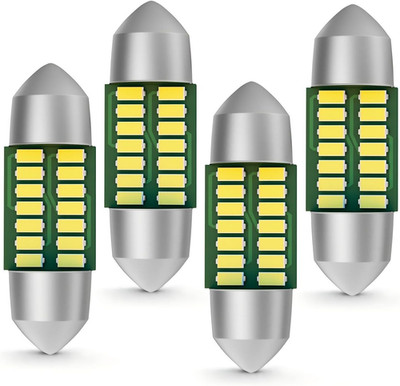 4-Pack 31Mm DE3175 LED Bulb 6000K White, Super Bright CANBUS Error Free Festoon