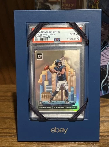 2024 PANINI DONRUSS OPTIC DOWNTOWN! #21 ROOKIE CALEB WILLIAMS PSA 10