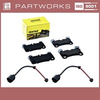 BremsbeläGe + Warnkontakte FüR Porsche Cayenne 957 4.8 Turbo S 1KP Hinten