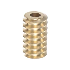 Worm Gear Shaft Brass 0.5 Modulus 3.15mm Hole Dia Drive Gear Box Shaft