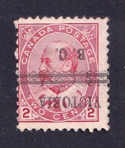 CANADA  — PRECANCEL — VICTORIA #1-90-I — USED — CV $40 - Afbeelding 1 van 2