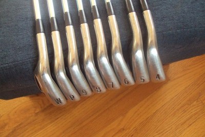 Lefty Titleist AP1 716 irons 4-PW,GW Dynamic Gold S300 stiff steel std length