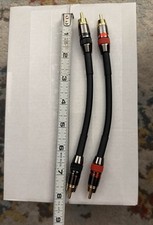 Monster Cess-163-1f Low Noise 12 Gauge Premium Rca Audio Line Patch Cable Monster Cess-163-1f Low Noise 12 Gauge Premium Rca Audio Line Patch Cable