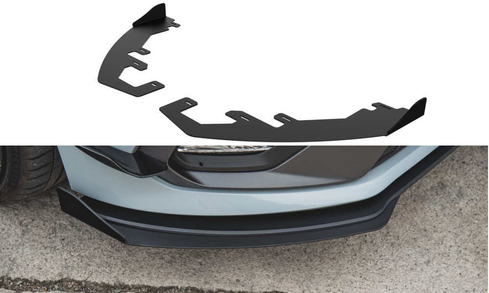 Flaps Fiesta Mk8 ST Maxton pour corriger le diffuseur vide d'origine