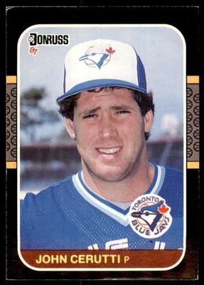 1987 Donruss John Cerutti Rookie Toronto Blue Jays #442