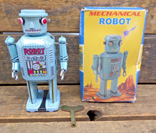 Robot Tin Windup Mechanical Vintage Retro Adult Collectible NEW OPEN BOX