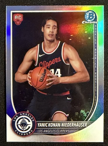 Yanic Niederhäuser – 2025-26 Bowman Basketball · Base Card Rookie Red Rc Variation #BRR-30 Yanic Konan-Niederhäuser
