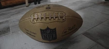 Wilson NFL Leather Official Size "The Duke" Gold Edition Replica Football