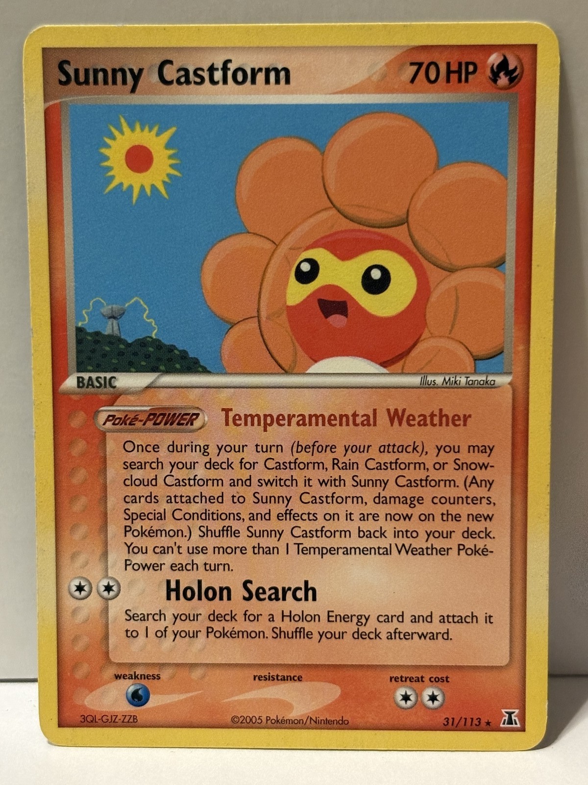 Sunny Castform 31/113 Delta Species NM Pokemon Fast Shipping
