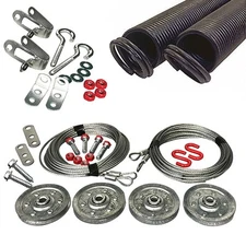 Garage Door Extension Spring PRO-KIT Double Looped for 7' High Door 25-42-80 ...