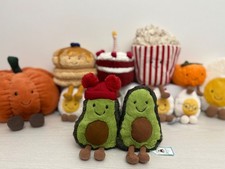 Jellycat Avocado Duo - Small Avocado and Bobble Avocado, Brand New, Genuine 🥑