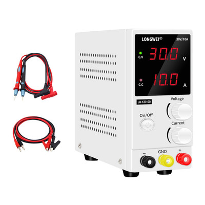 LONGWEI 30V 10A DC Power Supply Variable Digital Lab Adjustable